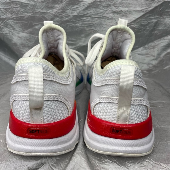 Puma softride Sophia running shoes size 6C (narrow) white & rainbow swirl - Picture 11 of 12